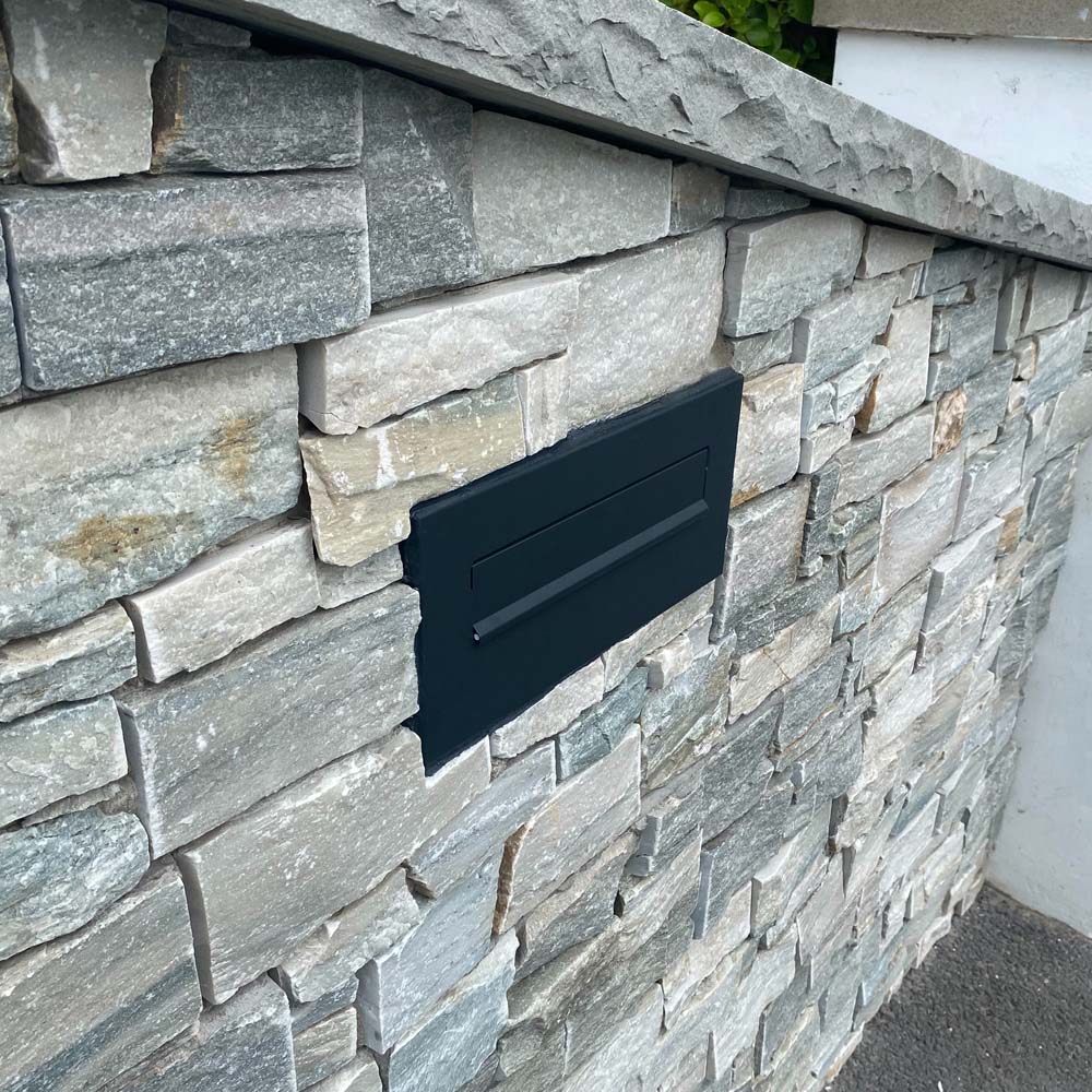 Through The Wall Letterbox Ldd 041 Black