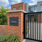 Through Pillar Parcel Delivery System with Letterbox Epsilon-Pillar