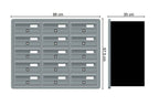 Tocco Di Italia Modular 270 Recess Mounted Post Boxes for Flats
