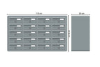 Tocco Di Italia Modular 270 Wall Mounted Letterboxes for Flats Anthracite Grey