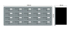 Tocco Di Italia Modular 270 Recess Mounted Post Boxes for Flats Anthracite Grey