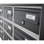 Tocco Di Italia Modular 270 Freestanding Letterboxes For Flats Anthracite Grey Front2