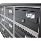 Tocco Di Italia Modular 270 Wall Mounted Letterboxes For Flats Anthracite Grey3