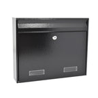 W2 Wall Mounted Post Box In Black Single