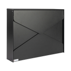 Wall Mounted External Letterbox Lockable Galvanised Steel - Gavia