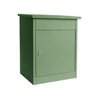 Wall Mounted OUtdoor Parcel Box Lockable   Puffin   Pale Green