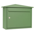 Wall Mounted Outdoor Letter Box   Kestrel   Pale Green