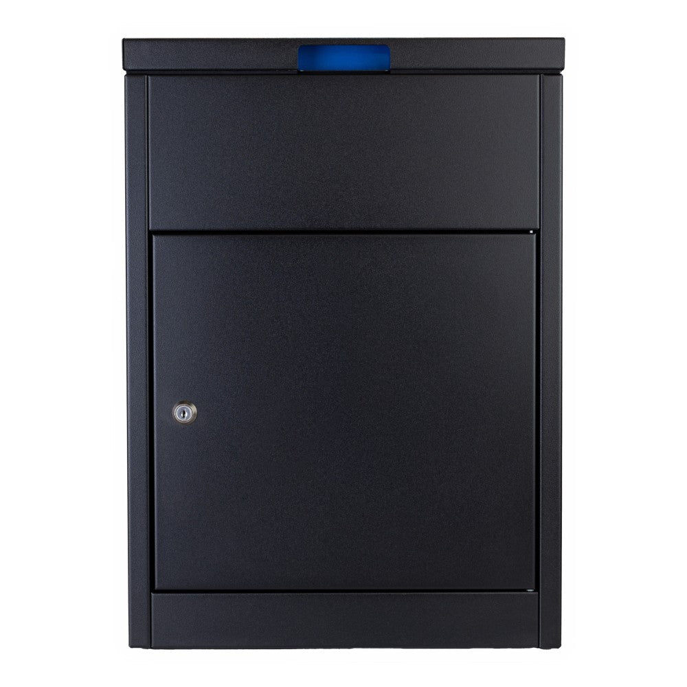 Wall Mounted Outdoor Parcel Box ParcelPod 1 Black