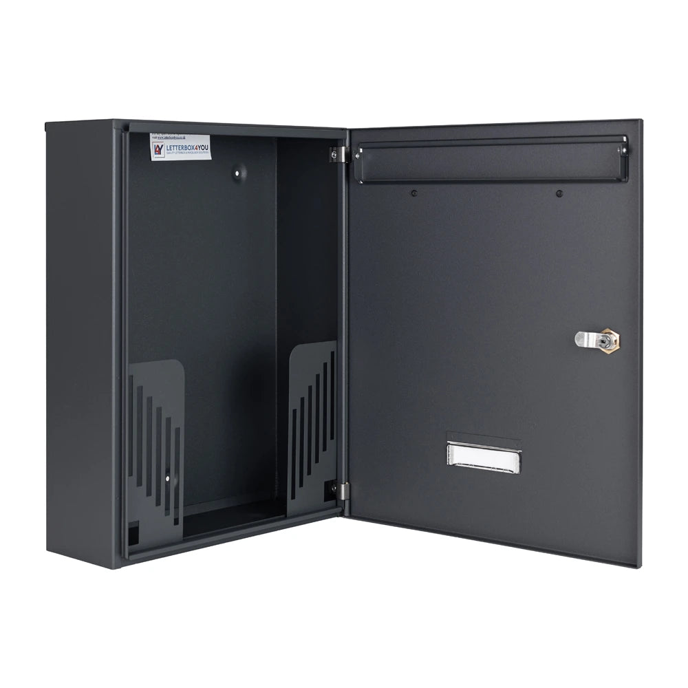 Wall Mounted Post Boxes W5 Urban Easy Anthracite Grey