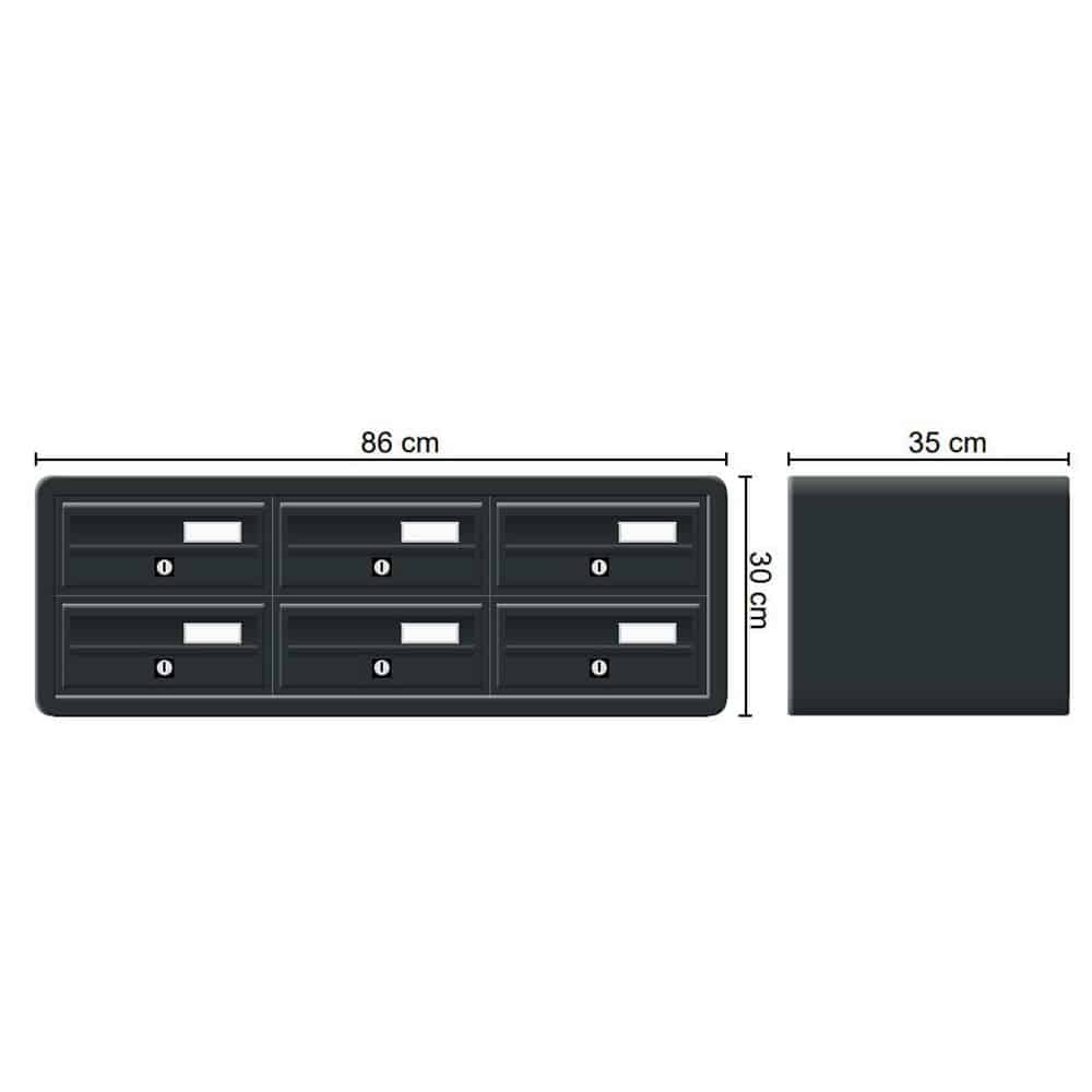 Wall Mounted Modular 270 3x2