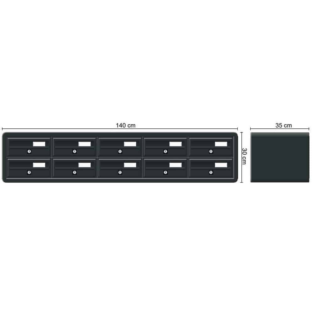 Wall Mounted Modular 270 5x2