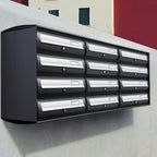 Wall Mounted External Post Boxes For Flats Curve