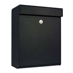 Wall Mounted Letterbox Grundform Villa In Black