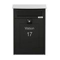 Wall Mounted Large Letterbox External Lockable Galvanised Steel - Albert