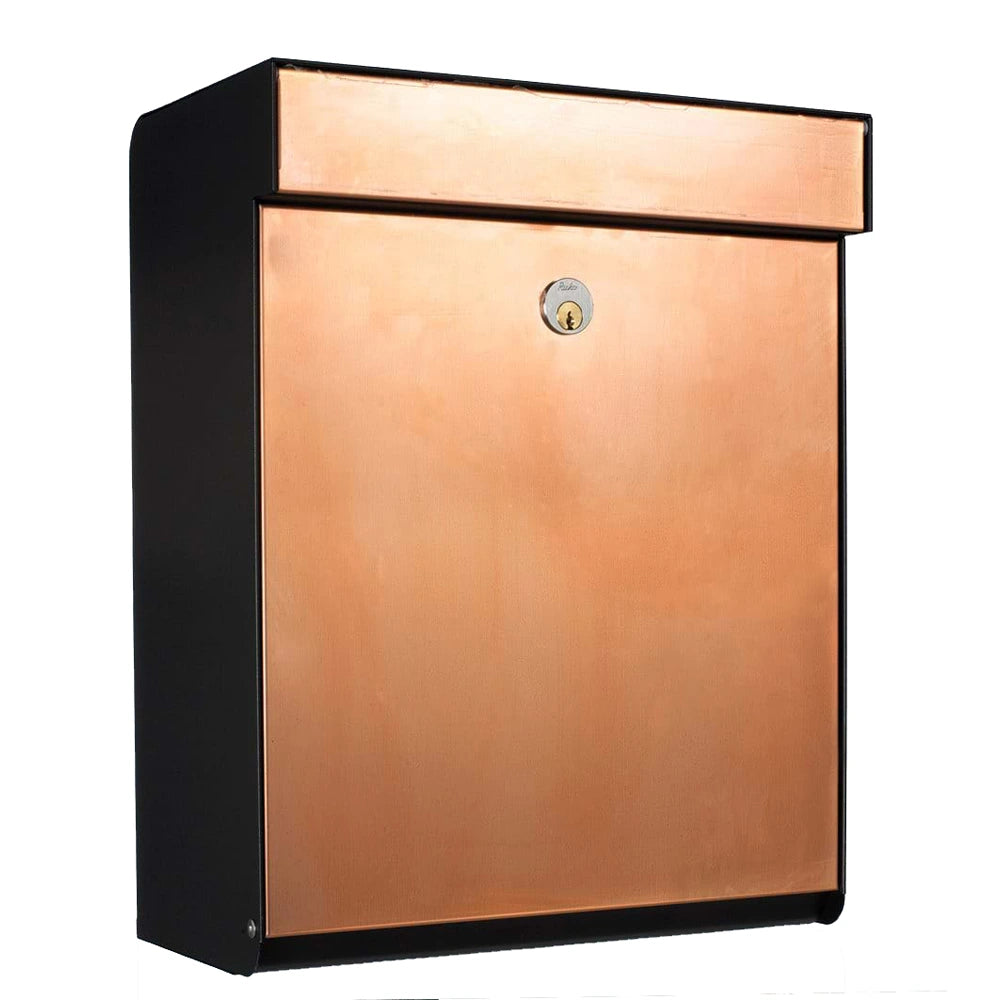 Wall Mounted Post Box Allux Grundform Copper