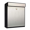 Wall Mounted Post Box Locking Letterbox Weatherproof Galvanised Steel - Allux Grundform Villa