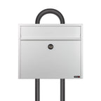 White Free Standng Mailbox Allux LT150