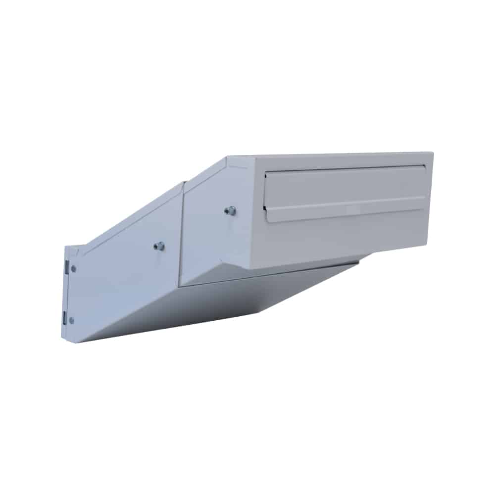 White Through Wall Post Box SM