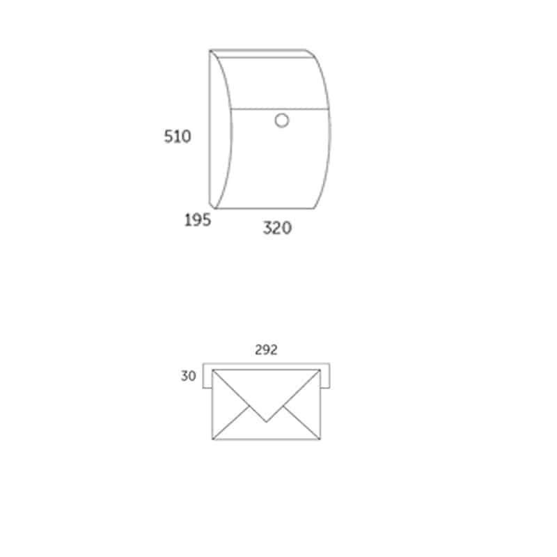 Allux 7000 Postbox Dimensions
