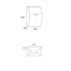 Allux 7000 Postbox Dimensions