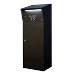 Allux Bjorn Freestanding Parcel Delivery Box Black