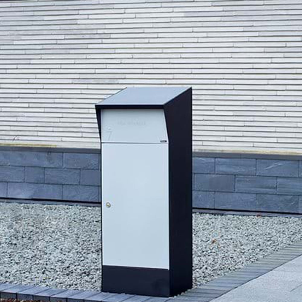 Allux Bjorn Parcel Box Grey Front 2