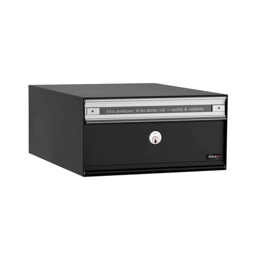 Allux Pc1 Communal Postbox 1 Bank Blk Steel Doors Communal Postboxes