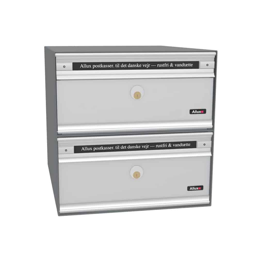 Allux Pc1 Communal Postbox 2 Bank Communal Postboxes