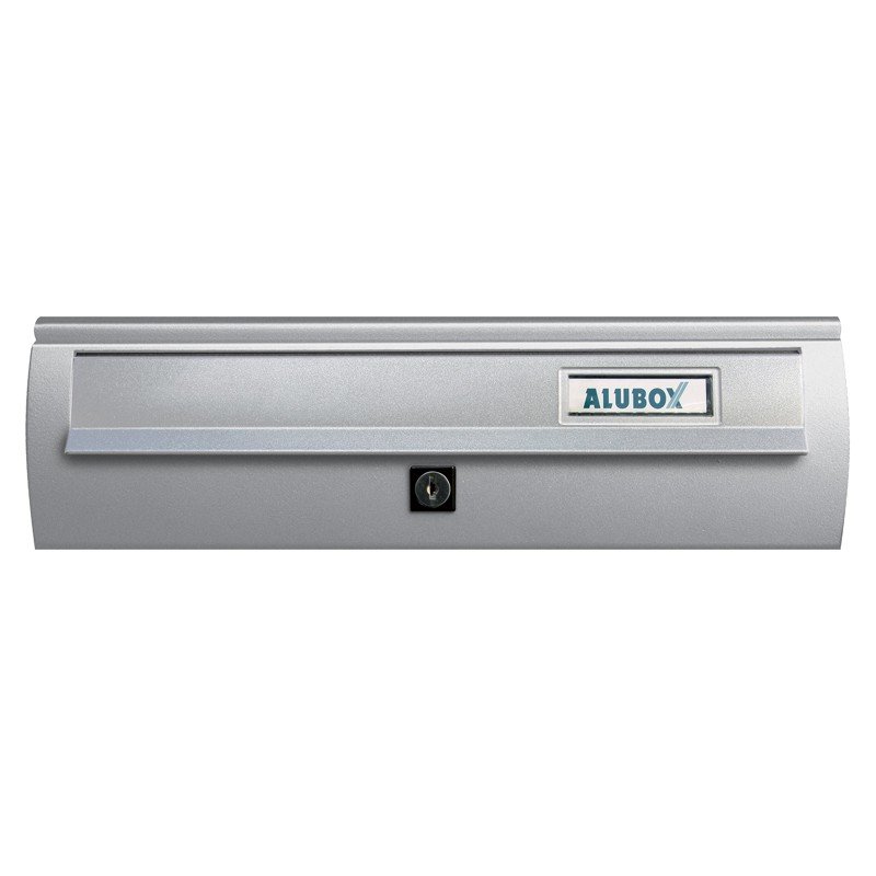 Annodised Silver Communal Post Boxe Curve  Front Door