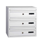 Apartment Mailboxes Urban Easy E1 White 3 Bank