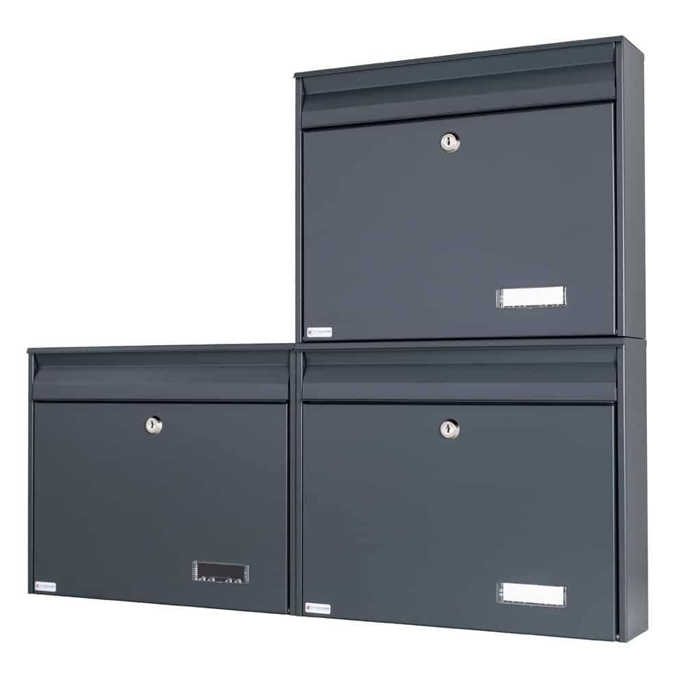 Apartment Mailboxes W2 Grey