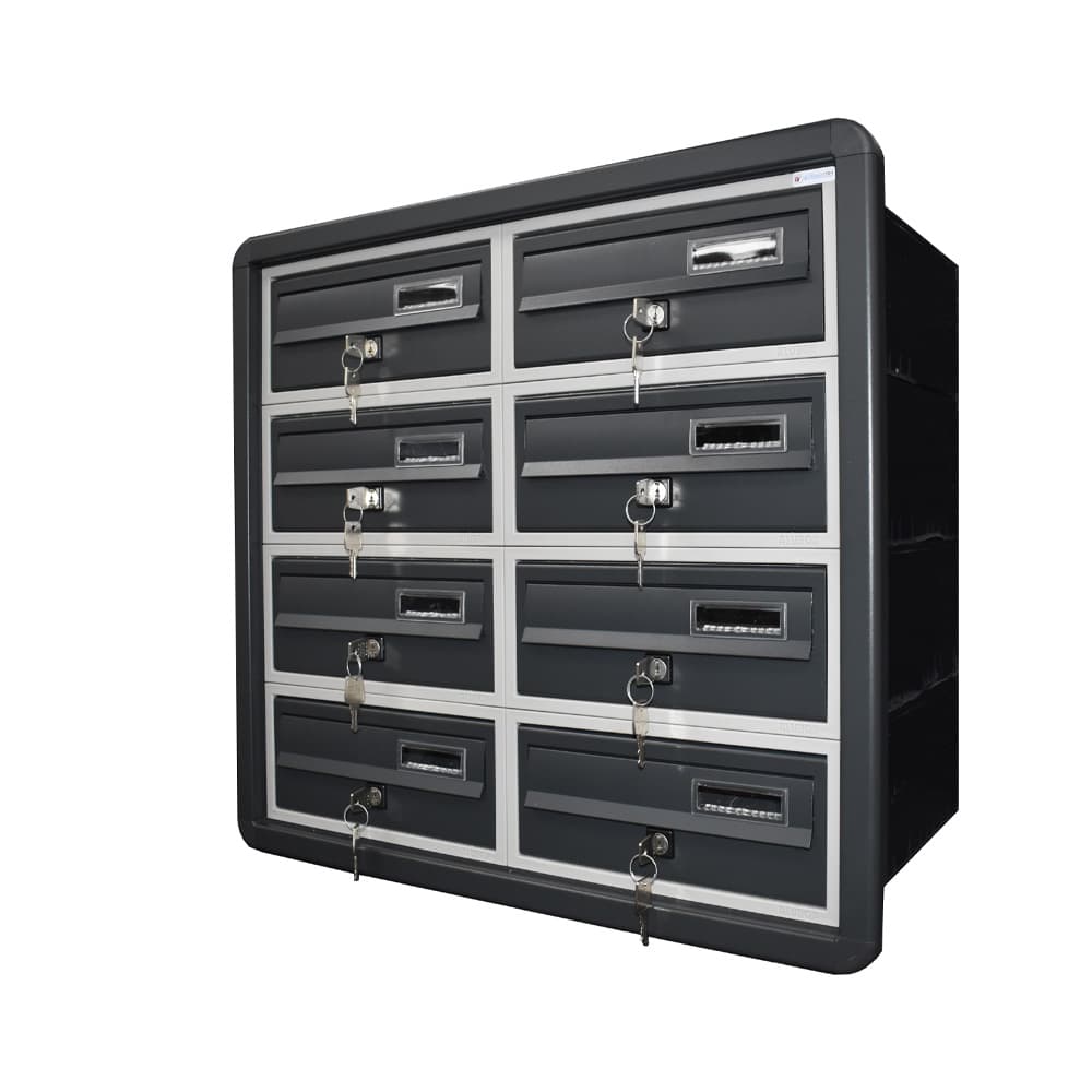 Communal Postboxes For Flats Tocco Di Italia Recess Mounted
