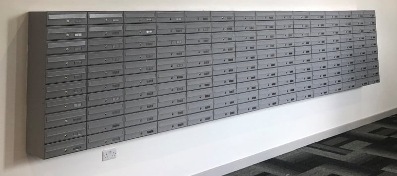 customer photo MTZ letterbox for flats