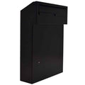 Gate Fence Mount Post Box W3 Black