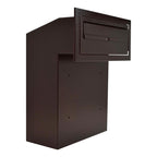 Gate Post Box W3 2 Copper Front Trim