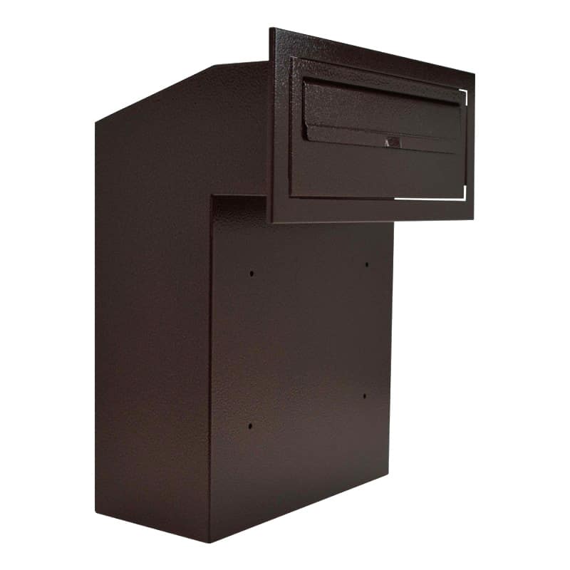 Gate Post Box W3 2 Copper Front Trim