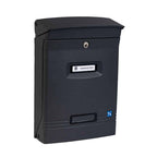 Large Letterbox Moda Italiana Gioiosa Dark Grey Side Front