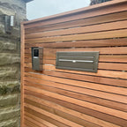 Large Letterbox W3 With Trim Stainless Steel