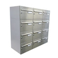 Letterboxes For Flats City Hall Lbd 21 Stainles Steel 12 Bank