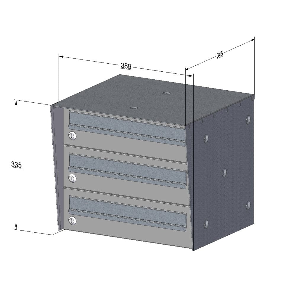 Letterboxes For Flats E3 3 Bank