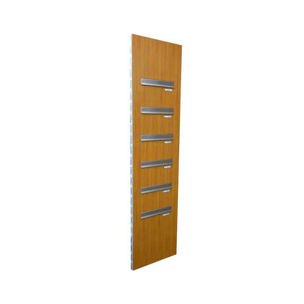 Letterboxes For Flats Lad 042 Door Panel 6 Bank