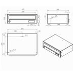Letterboxes For Flats Lbd 017 Drawing