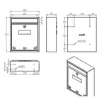 Letterboxes For Flats Lhd 011 Drawing