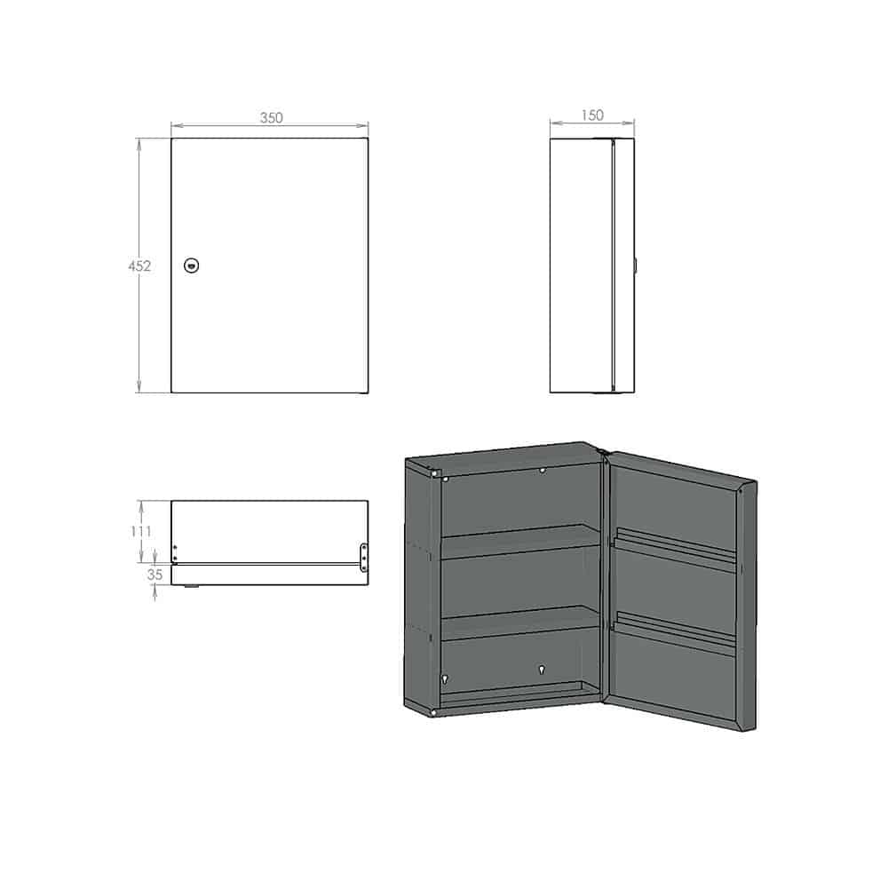 Medicine Cabinet Drawing