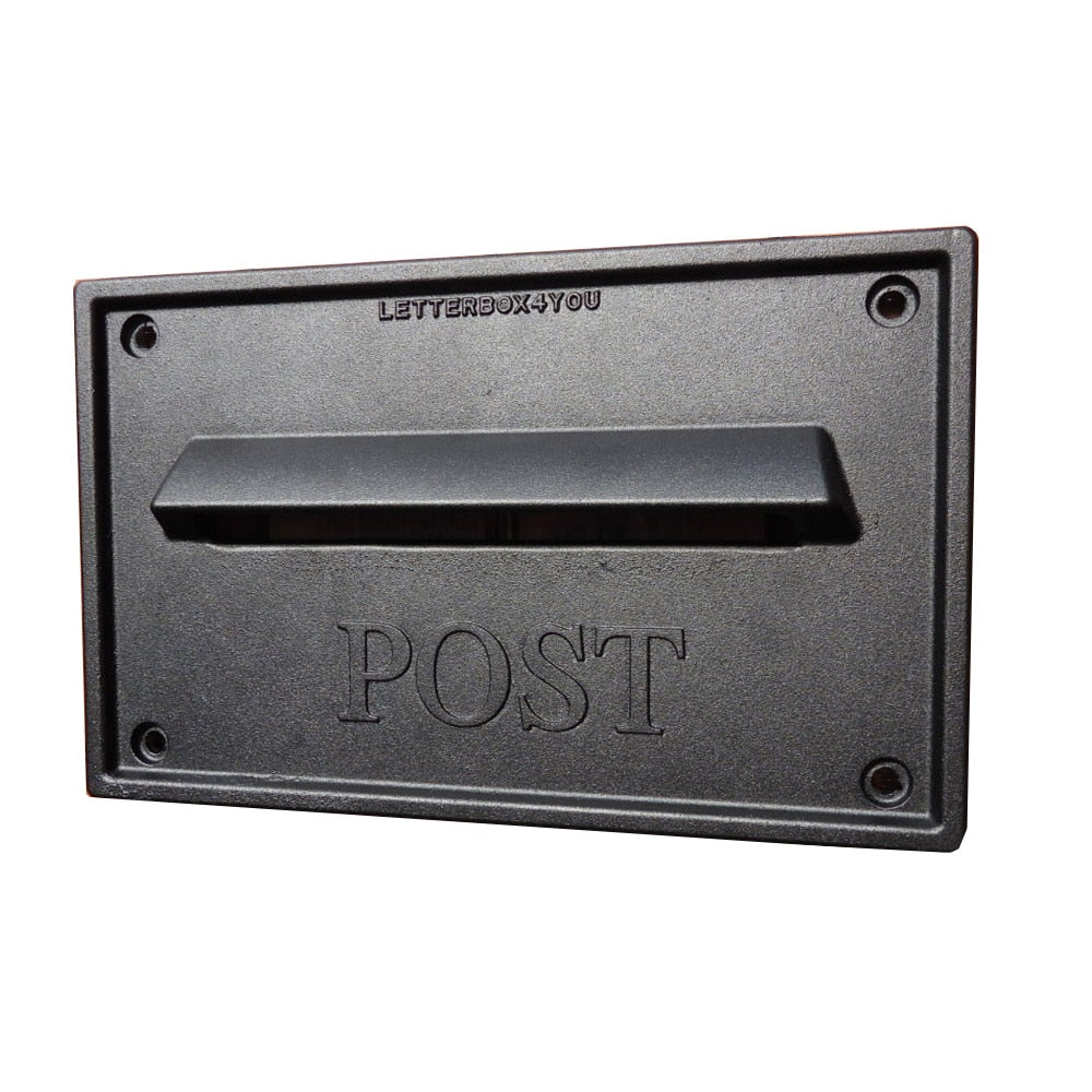 Nero Black Letter Plate Cut Out