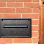 Nero Black Letter Plate On Wall With Gate Front