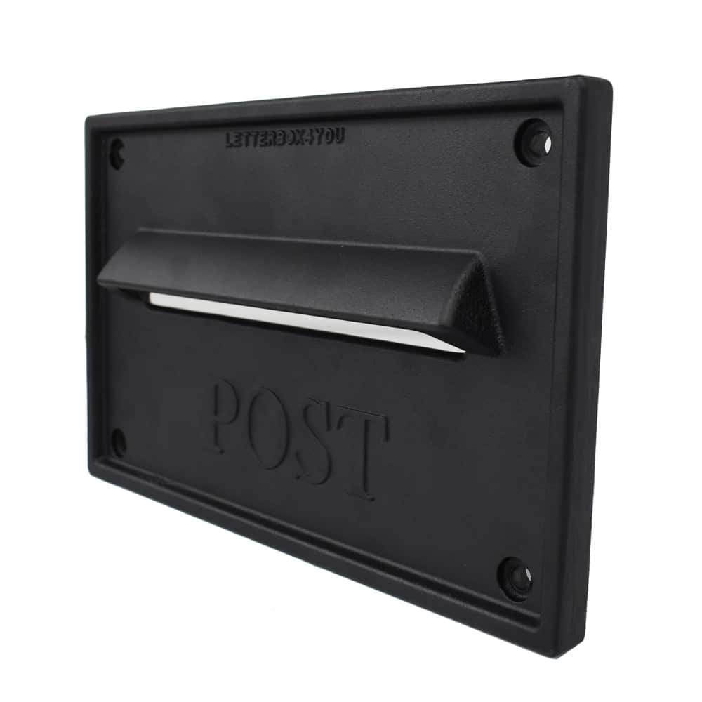 Nero Black Letter Plate Side