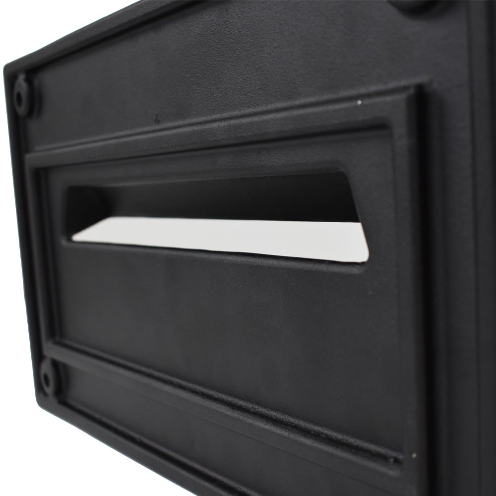 Nero Black Letter Plate Side Reverse