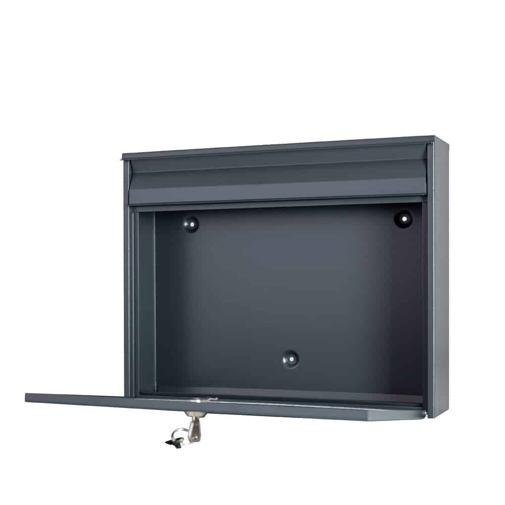 Outside Post Box W2 Grey Matt