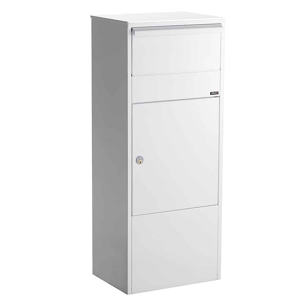Parcel Box Allux 800 Front Retrieval White